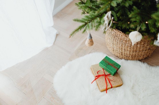 The Perfect Flocked Christmas Tree for Your Corner